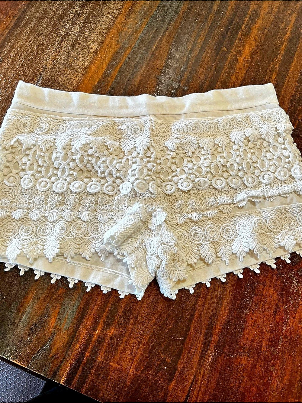 Miss Sixty Art. 1902 lace shorts Lace Shorts in White Size Small Like New